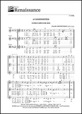 2 Canzonettes SSA choral sheet music cover